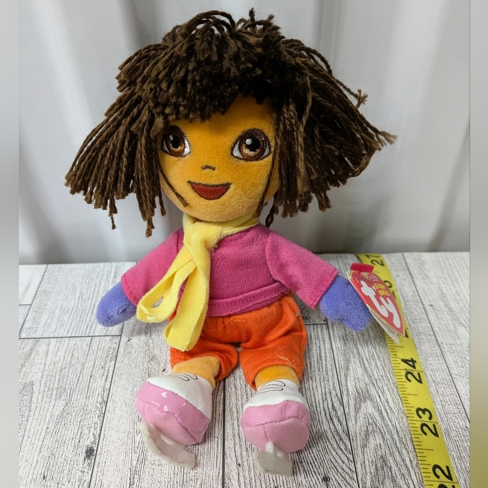 Ty Sora The Explorer Colorful Plush Doll with Scarf